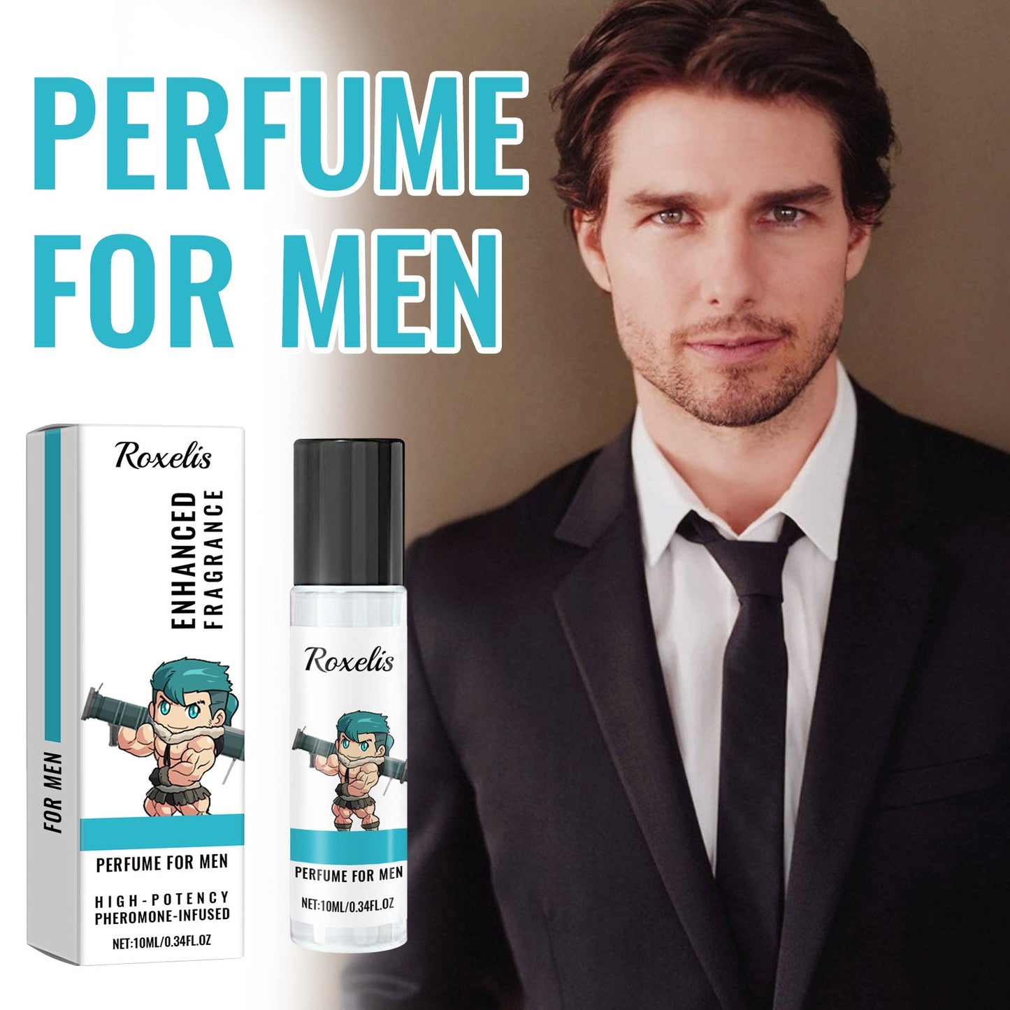 Perfume For Men, Wrist, Neck Ear After Mild Natural And Pure And Fresh Quietly Elegant Fragrant Portable Lasting Perfume - Korvel