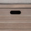 TREXM Storage Bench with Removable Basket and 2 Drawers, Fully Assembled Shoe Bench with Removable Cushion (White Washed) - Korvel