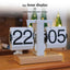 Retro Flip Digital Clock for Home & Office Decor