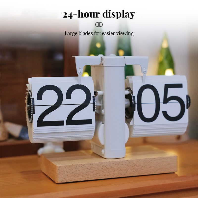 Retro Flip Digital Clock for Home & Office Decor