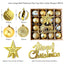Christmas decoration 6cm electroplated ball plastic ball special-shaped painted Christmas ball gift Christmas tree pendant - Korvel