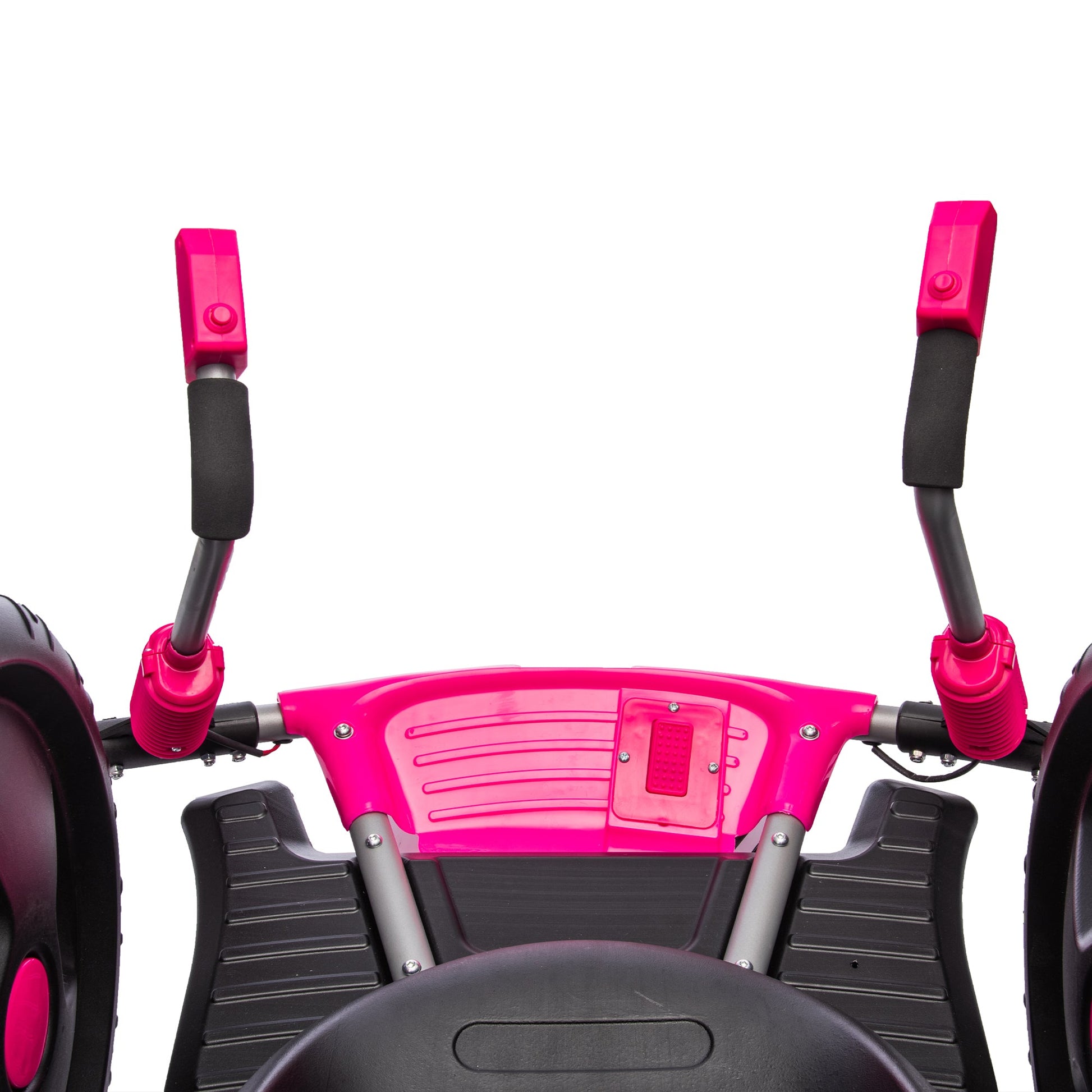 12V Kids Ride On Electric Toy,2WD,16'' exaggerated wheel,Dual handle control for 360 degree flexible steering and rotation - Korvel