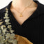 18K Gold-Plated Titanium Steel Puppy Pendant Necklace