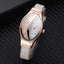 Montre de luxe élégante pour femmes avec bracelet en cuir
