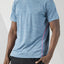 T-shirt actif à col rond et manches courtes pour hommes grandes tailles