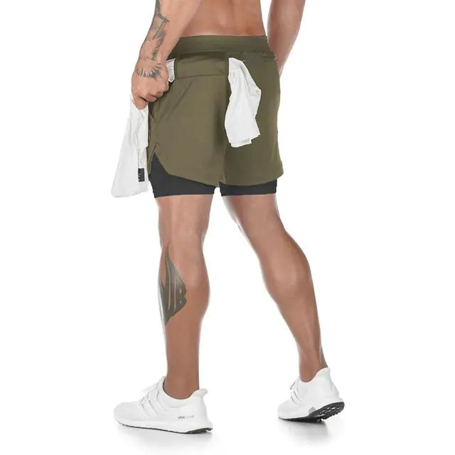 Shorts de Gym Premium avec Poche pour Téléphone