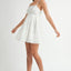 Eyelet Lace Babydoll Mini Cami Dress