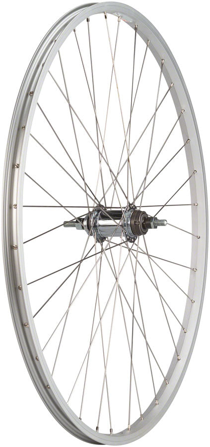 Rueda Trasera de Freno de Coaster de Calidad - 700c Plata 36H