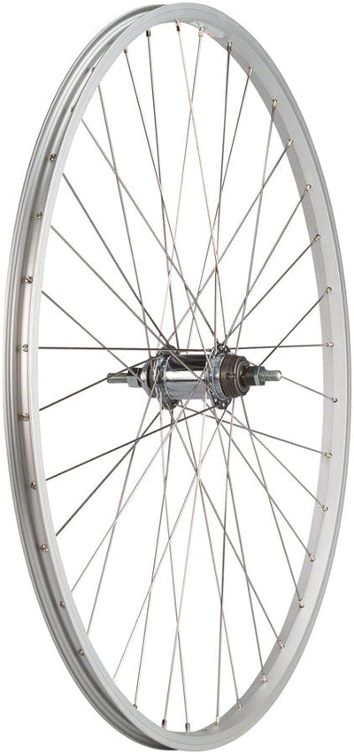 Rueda Trasera de Freno de Coaster de Calidad - 700c Plata 36H