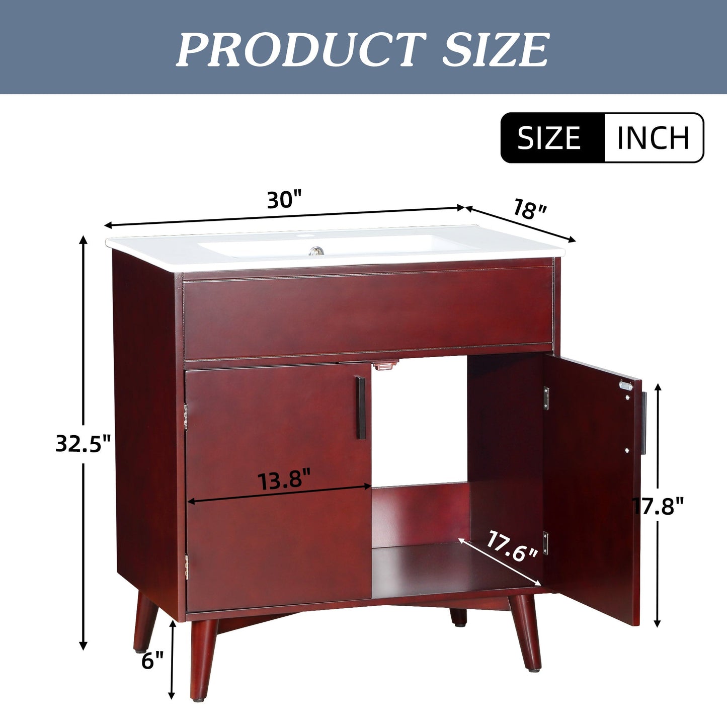 Ensemble de meuble de salle de bain élégant avec lavabo et rangement