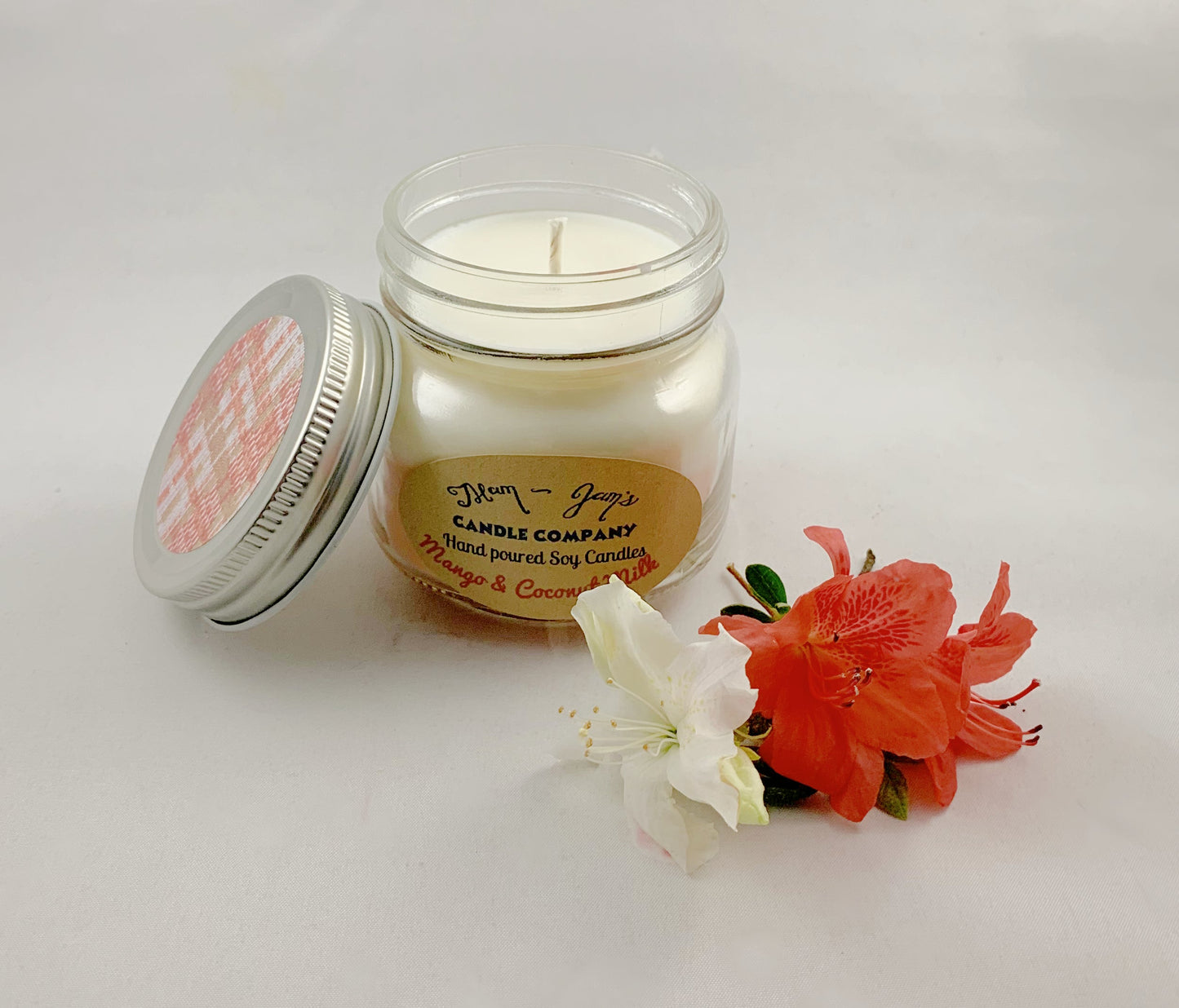 Mango and Coconut Soy Candle – Tropical & Sweet Scent | Mam Jam’s - Korvel
