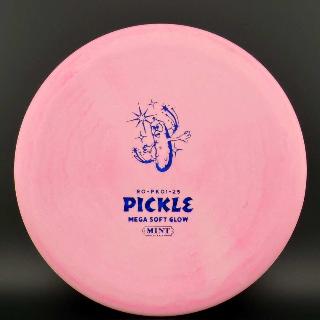 Mega Soft Glow Royal Pickle - First Run Disc Golf Disc