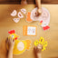 Wooden early education two person battle facial expressions building blocks logical thinking focus parent-child board game - Korvel