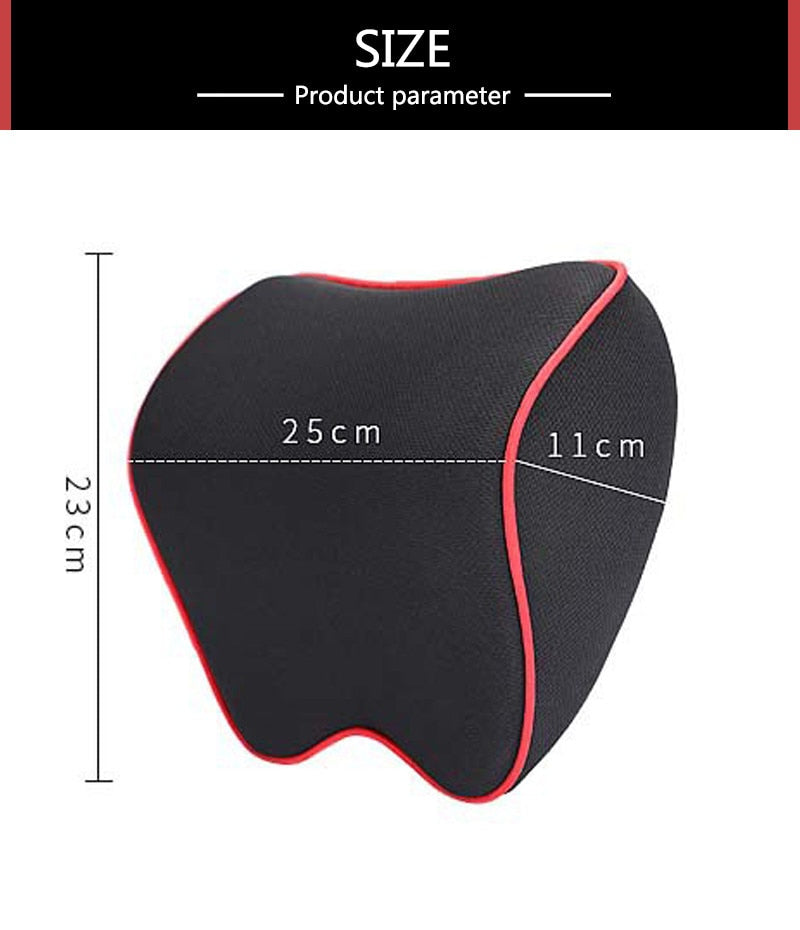 Car Neck Headrest Pillow Car Accessories Cushion Auto Seat Head Support Neck Protector Automobiles Seat Neck Rest Memory Cotton - Korvel