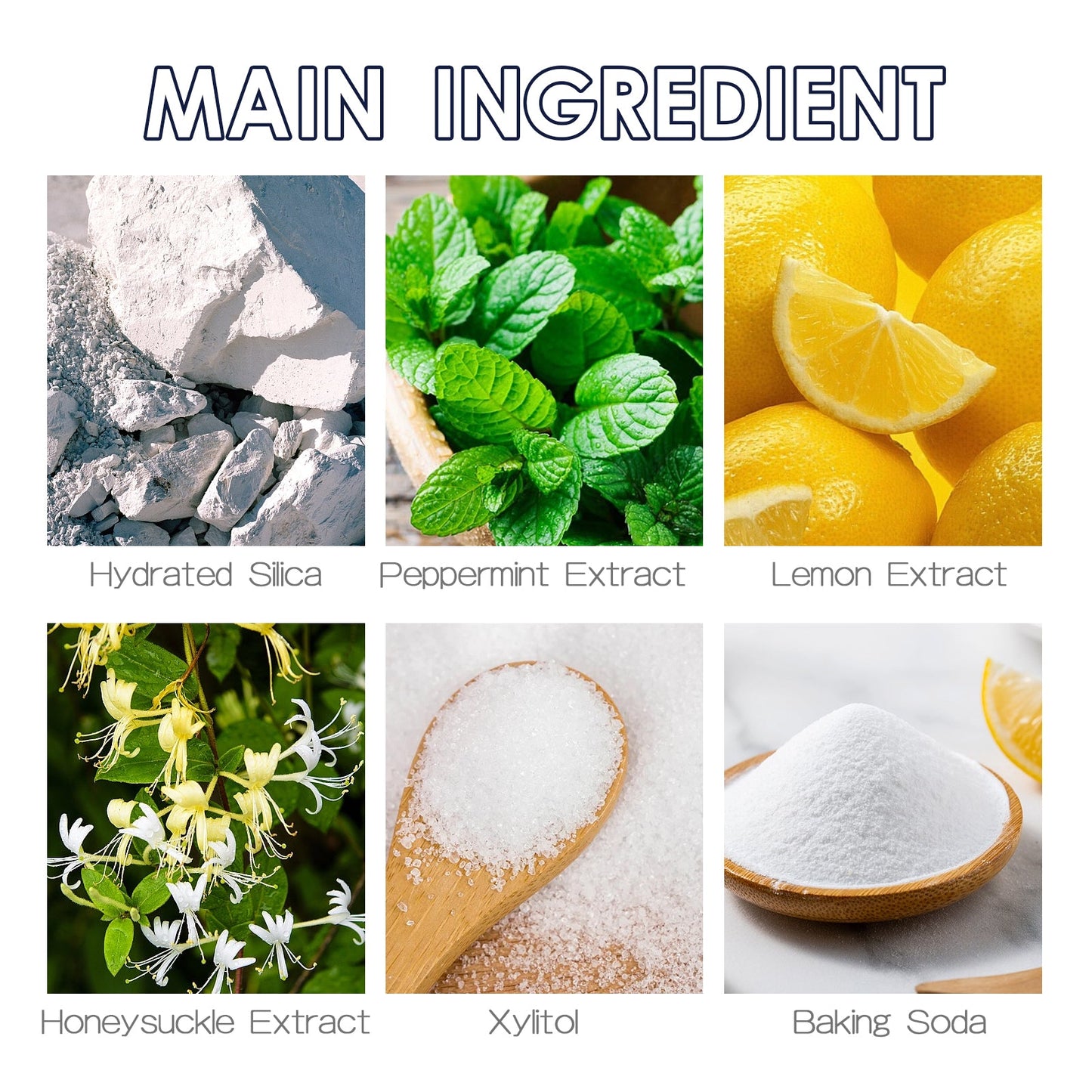 White Tooth Powder, Teeth Cleaning Brightening White Fresh Mouth Beauty Powder - Korvel