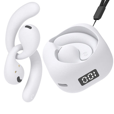 Frosted H8 Bluetooth Earphones with Ultra Long Battery Life OWS Non In Ear External Hanging Wireless Earphones - Korvel