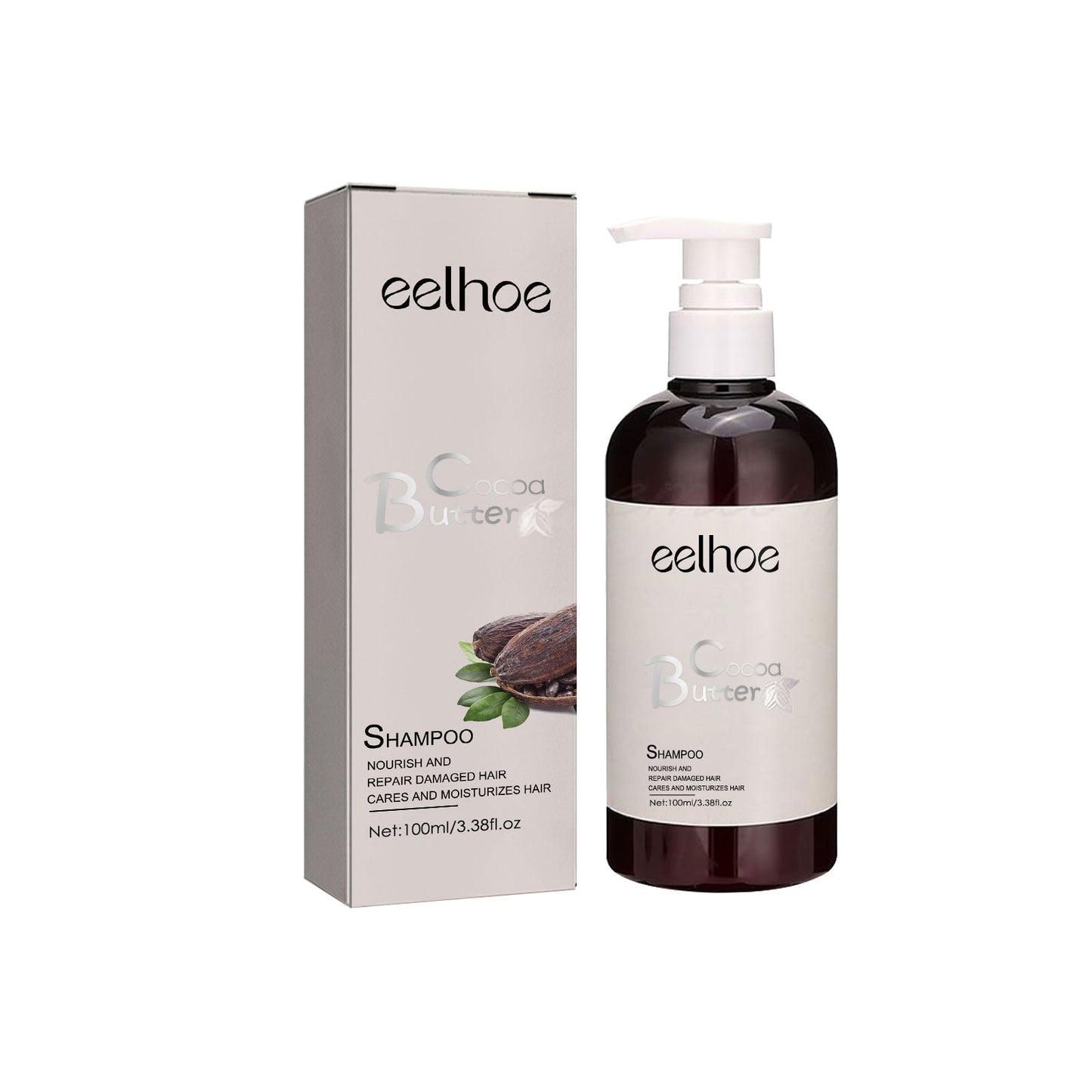 Smooth Shampoo Cocoa Butter Shampoo Conditioner Clean Smooth Hair Moisturizing Hair Treatment - Korvel