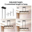 Farmhouse Chandeliers With 5 Bulbs For Dining Room Walnut - Korvel