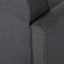 Smoke Fabric Push Back Chair for Elegant Home Décor - Korvel