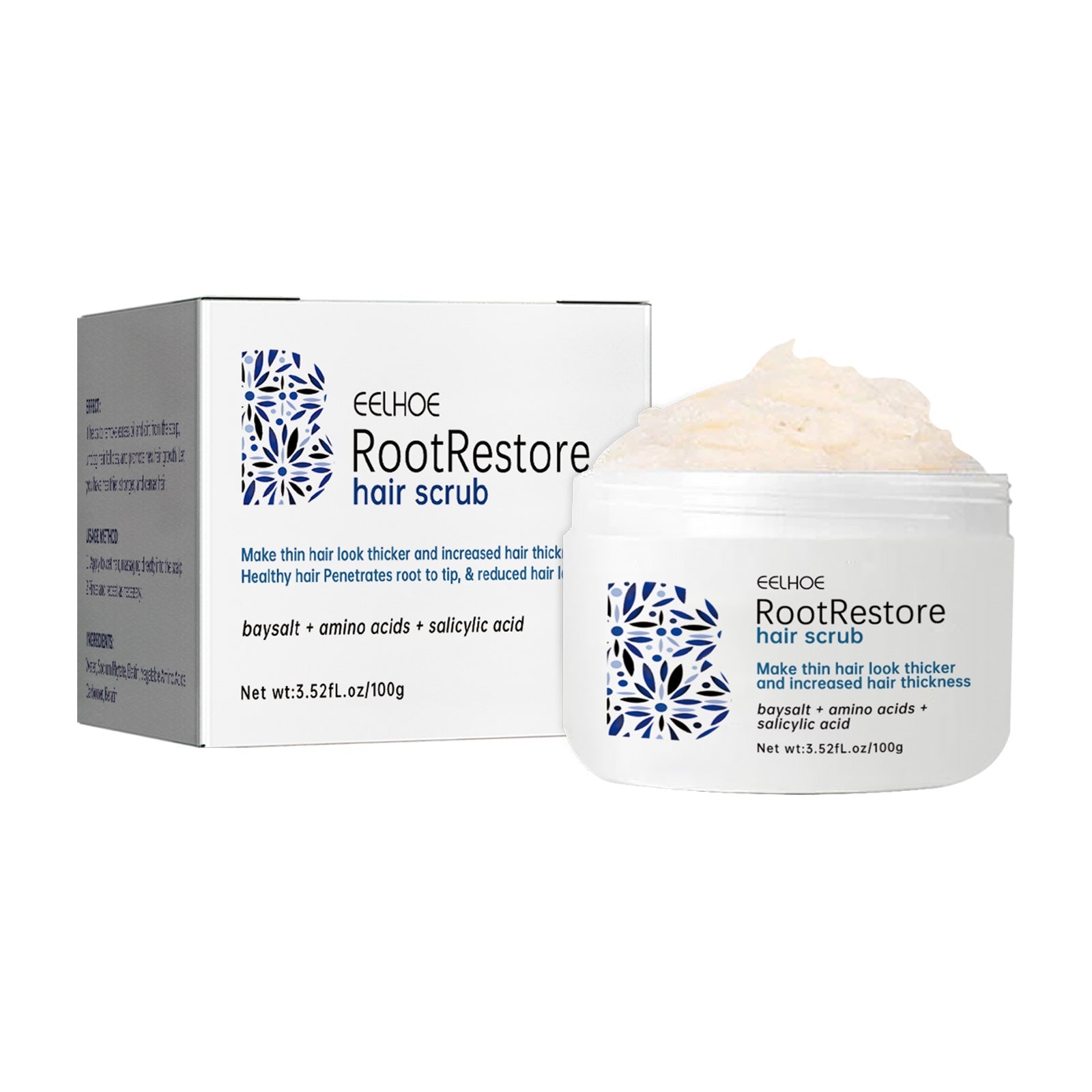Hair Scrub Cleans Scalp Dandruff, Soothes Itchiness, Moisturizes Dense, Firming, And Prevents Hair Loss - Korvel