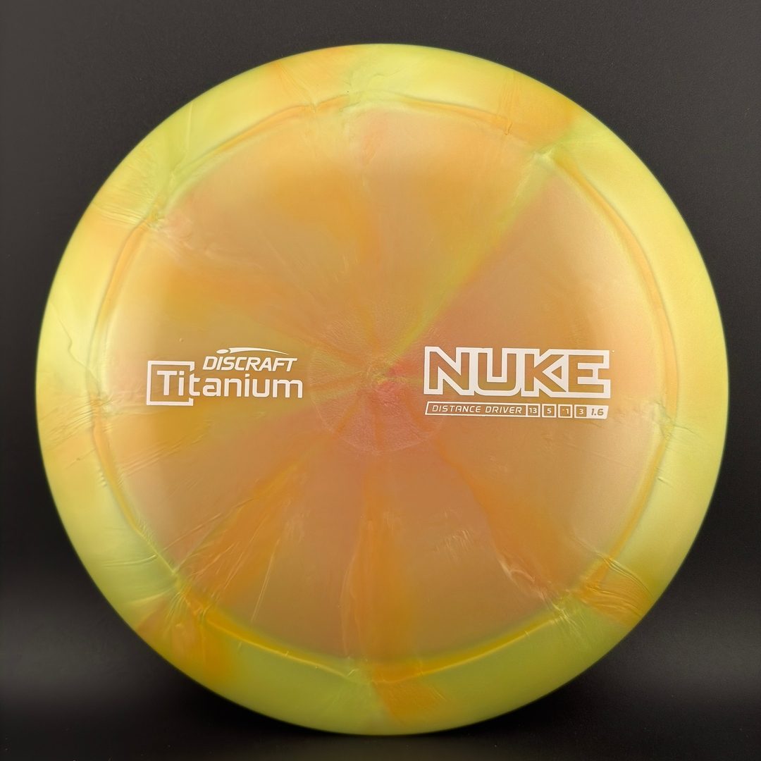 Titanium Swirl Nuke Disc Golf Driver