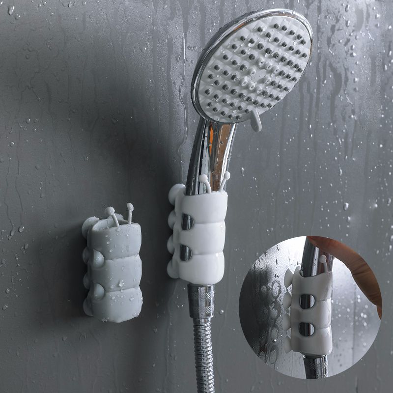 Silicone Caterpillar Shower Bracket - Non-Slip Suction Cup Holder