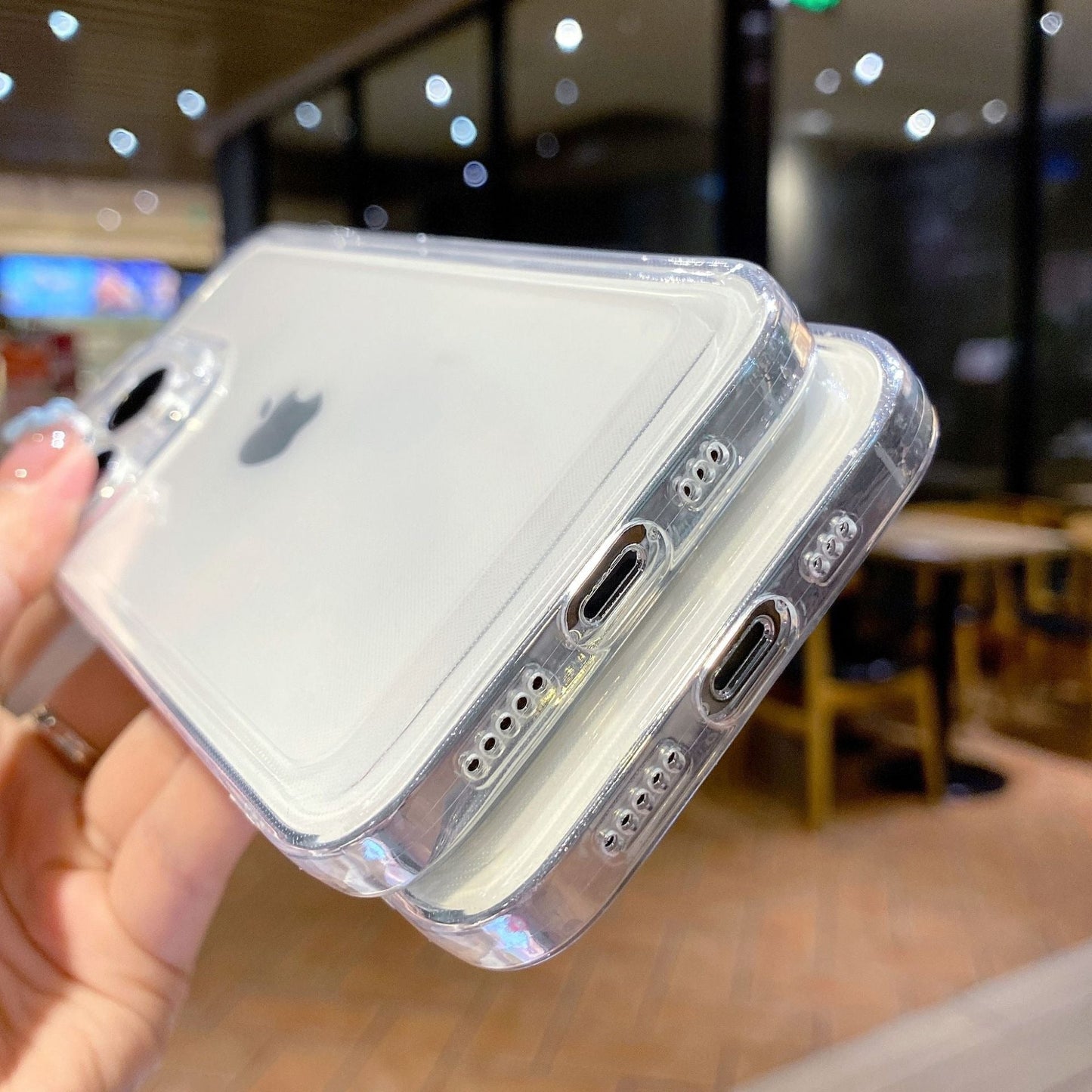 Coque de téléphone transparente premium pour iPhone 13 Pro et 16