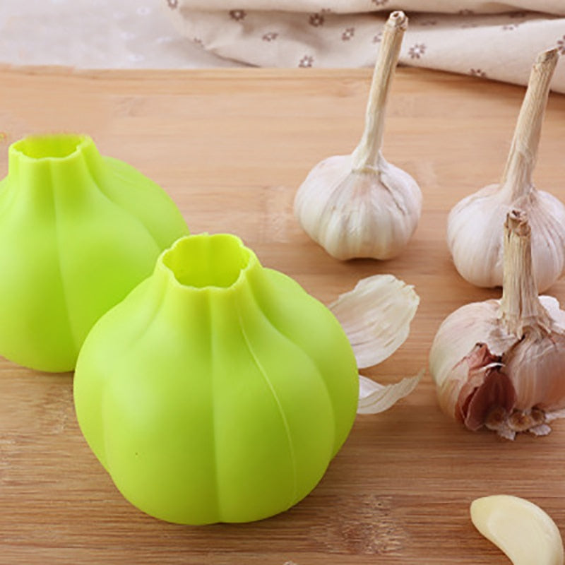 2pc Silicone Garlic Peeler Garlic Roller Stripper Silicone Garlic Peeling Tube Upgrade Roll Tube Garlic Tools Kitchen Gadgets - Korvel