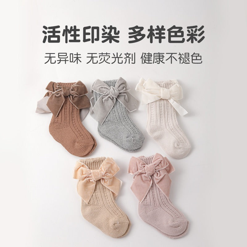Chaussettes en coton douces pour bébés pour l'automne et l'hiver