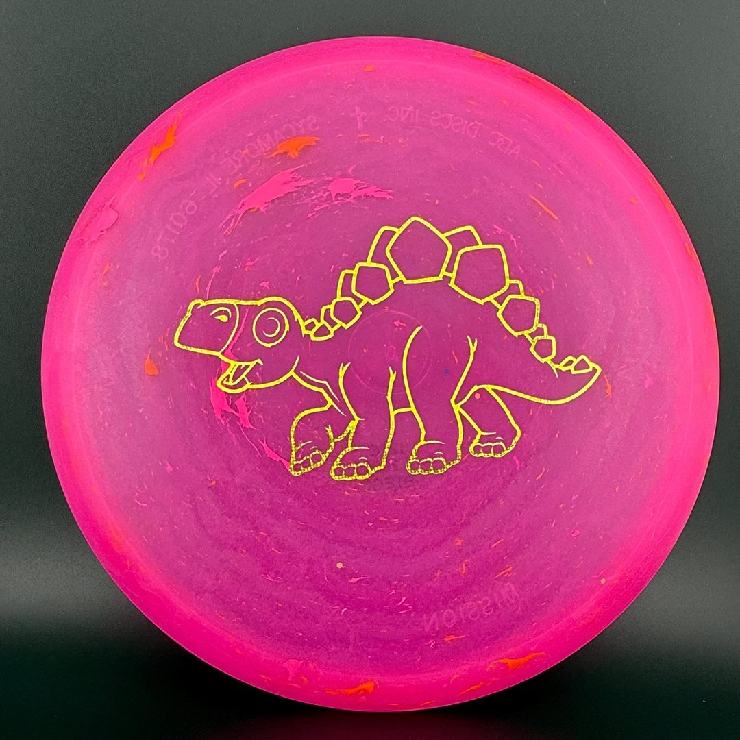 Stegosaurus en coquille d'œuf - Disque de golf midrange pour enfants