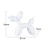 New black and white plaid balloon dog ornaments creative TV cabinet wine cabinet living room porch resin crafts - Korvel