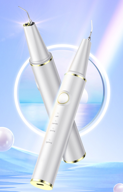 2-in-1 dental cleaning flushing instrument for removing dental calculus and plaque visualized true ultrasonic dental cleaner - Korvel