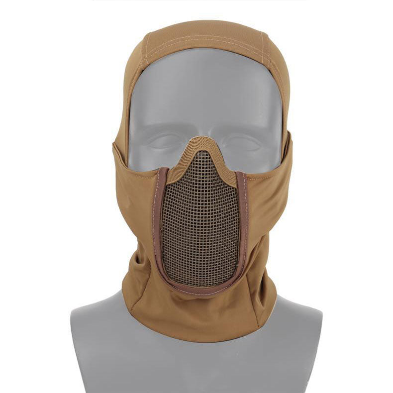 Tactical Full Face Cover Men Balaclava Quick Dry Headwear Face Protection Battle Neck Veil - Korvel