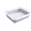 Foldable Dish Rack Kitchen Storage Water Leakage Plastic Tableware Bowl Dinnerware Drain Bowl Tray Home Drying Rack Washable - Korvel
