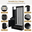 39.3'W70.8'H multifunctional corridor shoe cabinet with soft padded nail board and black hanger with entrance hook - Korvel