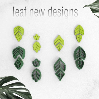 Leaf Terracotta Earring Cutting Mold