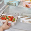 Retractable Refrigerator Divider Storage Rack