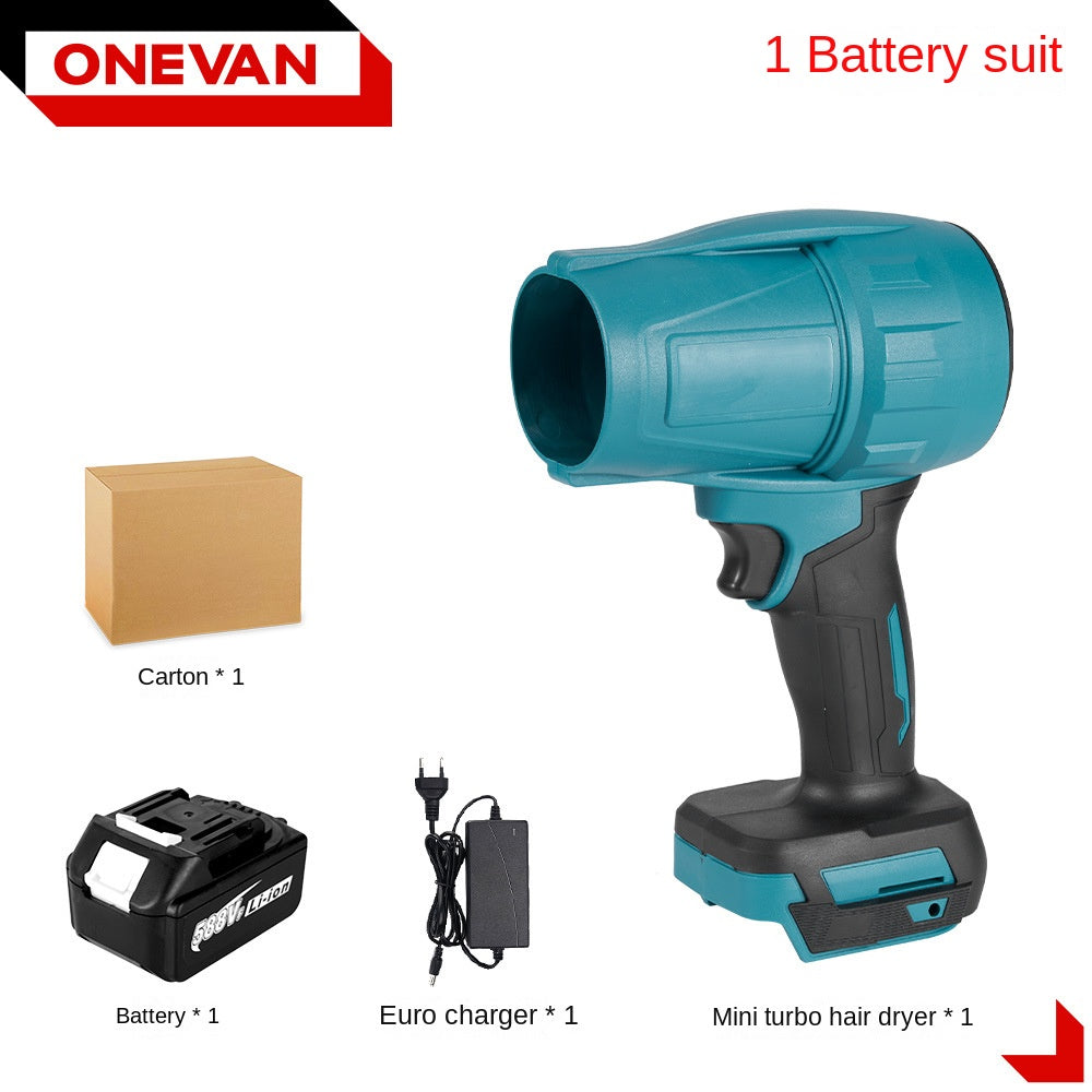 Brushless turbocharged storm blower and snow blower compatible with Makita battery 18V high power - Korvel