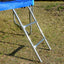 14 FT TRAMPOLINE OUTSIDE SAFETY NET WITH BASKETBALL HOOP - Korvel