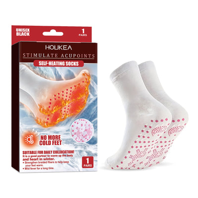 Premium Self-Heating Footie Socks for Winter Comfort