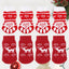 8pcs Pet Warm Cotton Socks Soft Anti Slip Claw Pattern Protect Feet Cold Snow Christmas Dog Cat Stockings Gifts - Korvel