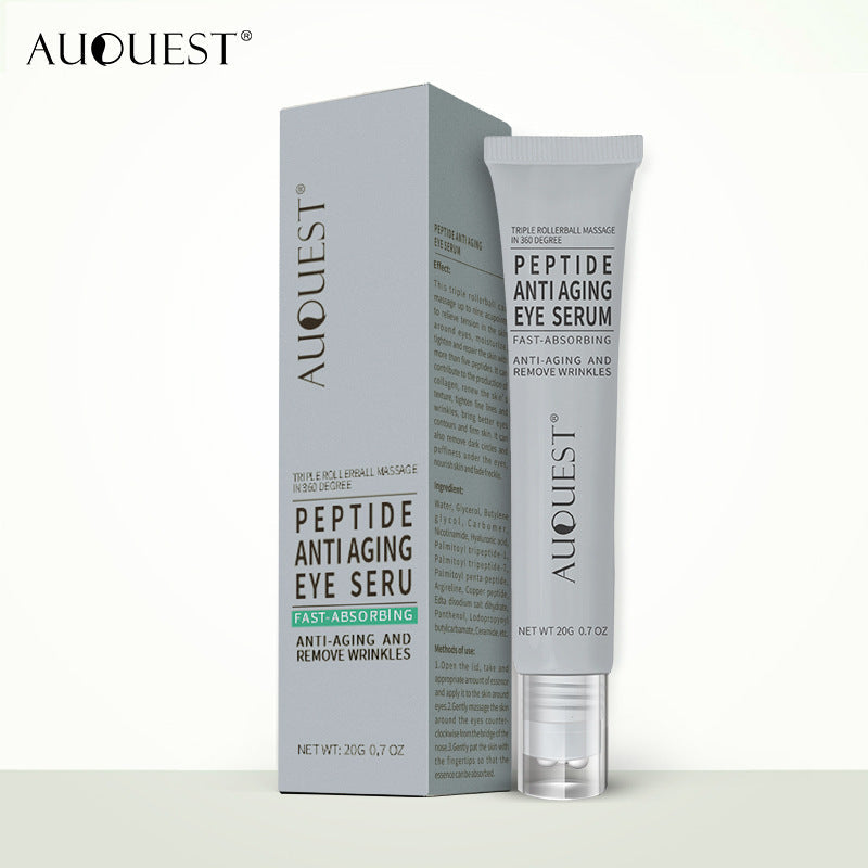AUQUEST Polypeptide Eye Serum Cream Collagen Roller Eye Cream Massage Stick Dilute Eye Bag Eye Cream - Korvel