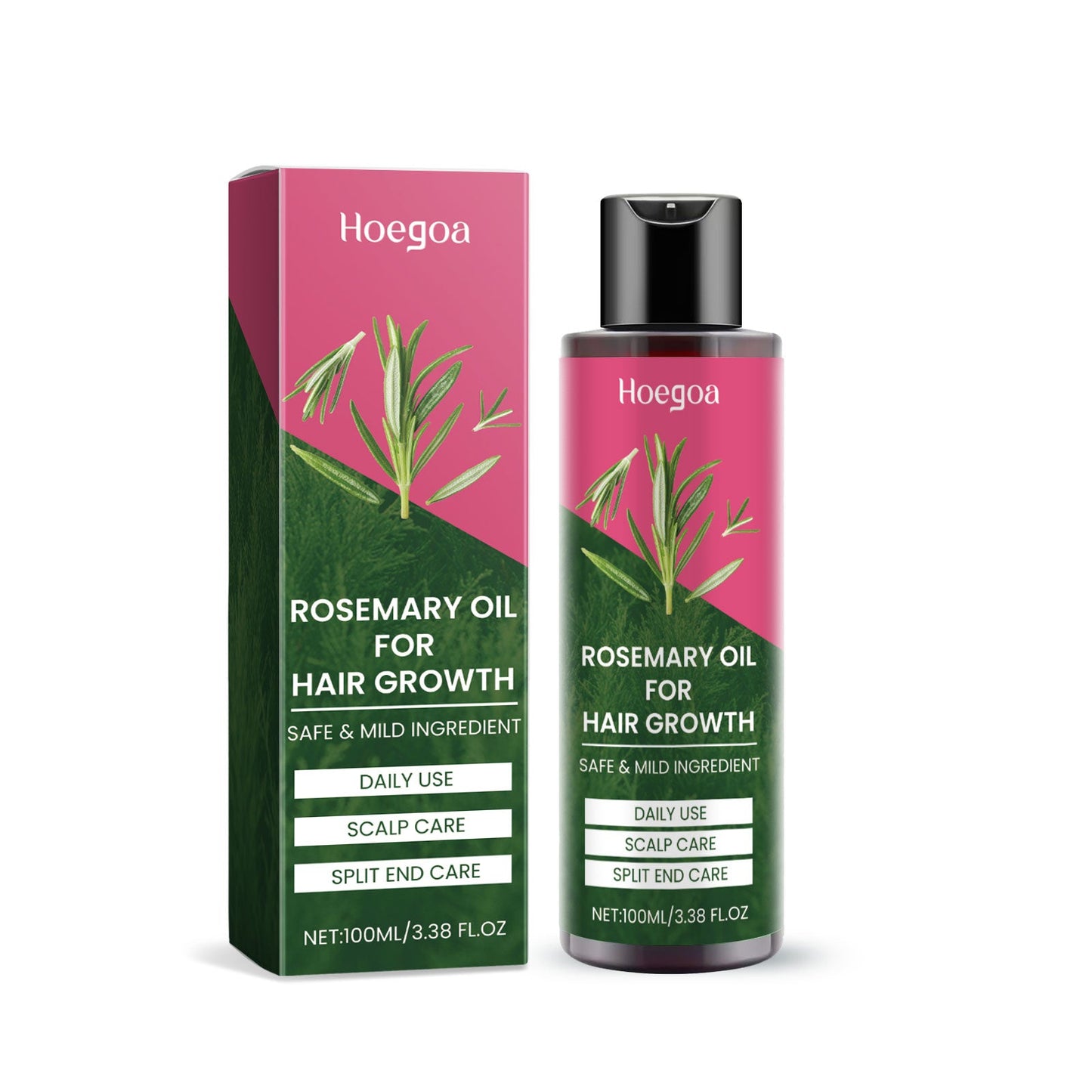 Rosemary Oil For Hair Growth, Promotes Healthy And Nourishing Strong Hair Essential Oil Hair Growth Oil - Korvel