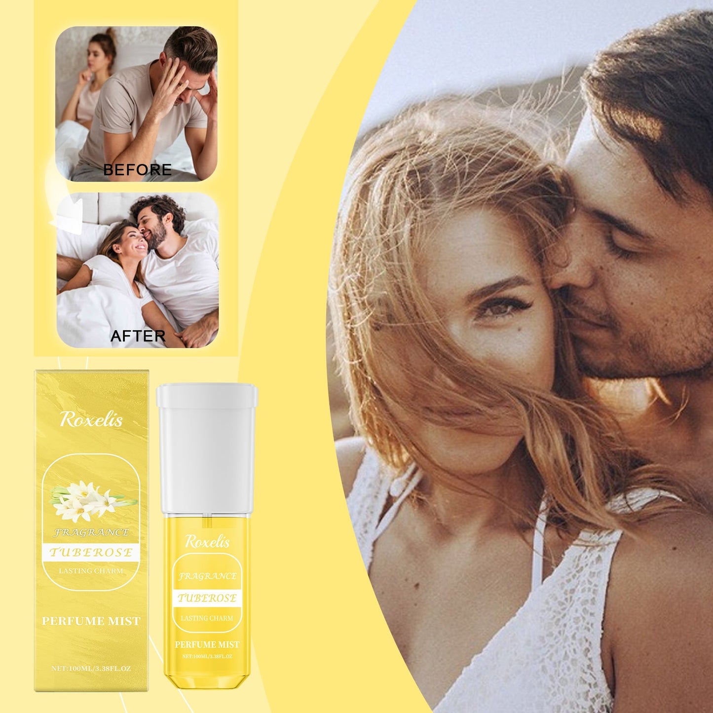Eau de Parfum Tuberose Élégante - Parfum Frais Charmant