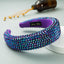Premium Wide Brimmed Headdress with Rhinestones