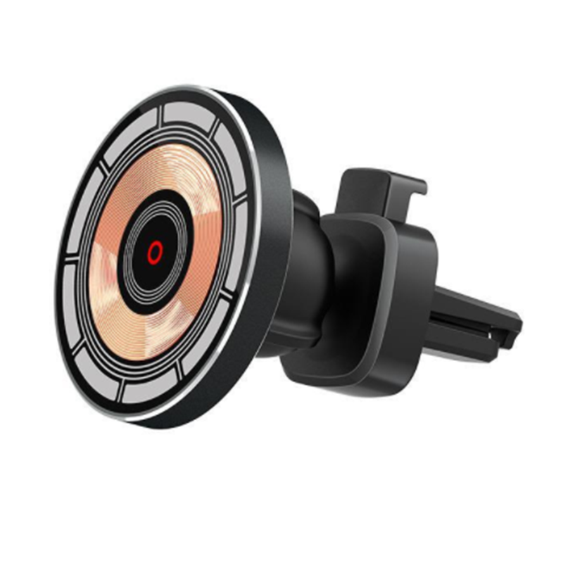 Chargeur de voiture magnétique rapide 15W avec support pour téléphone et support magnétique
