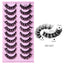 New DD Russian Large Roll Grafting Free False Eyelashes 10 Pairs Of Multi-Layer Thick Cross Mink Like Eyelashes - Korvel