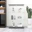 Three double door glass display cabinets with door frames, 49.3 inches * 31.7 inches * 14.3 inches, black - Korvel