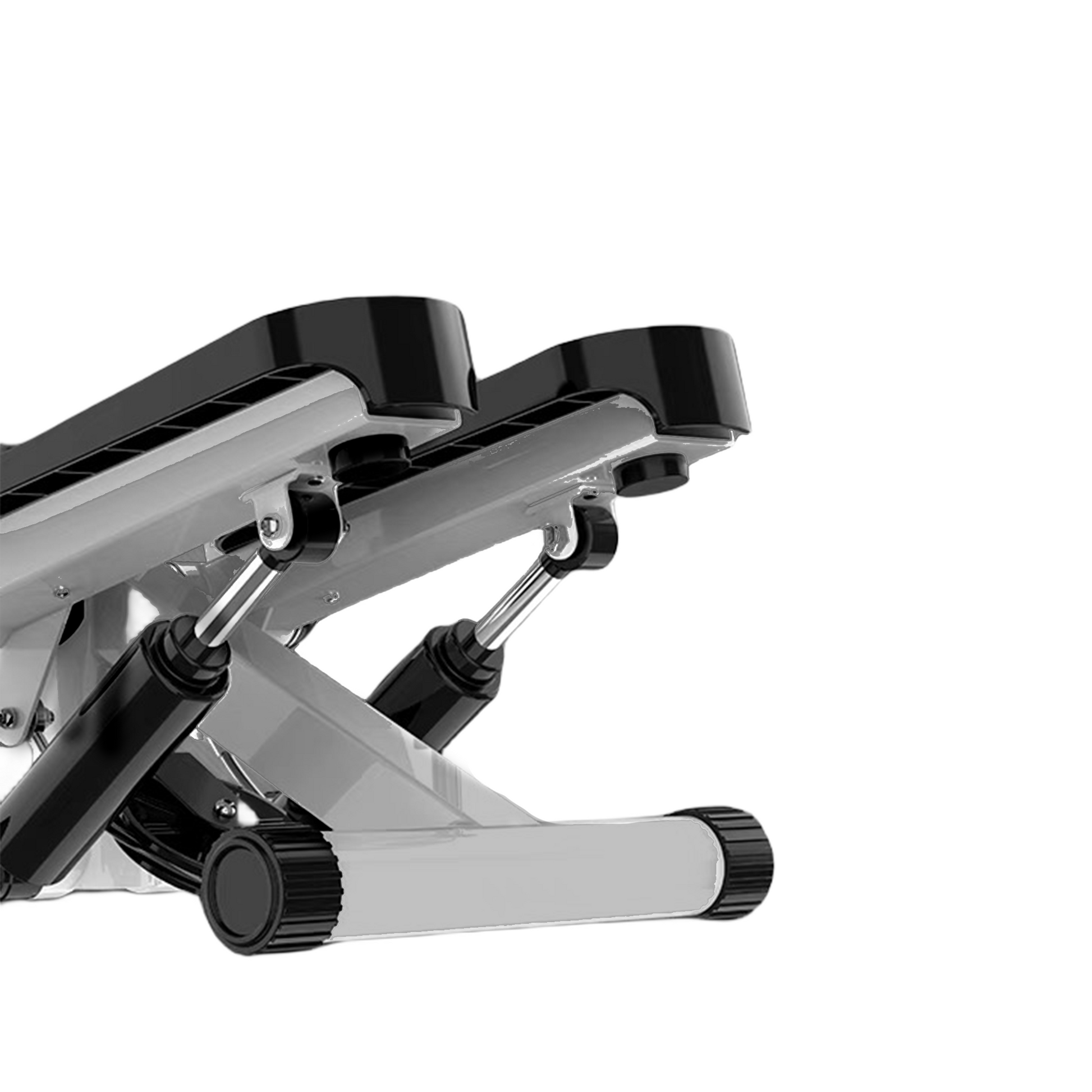Mini Stepper for Exercise - 300 LBS Loading Capacity, Hydraulic Fitness Stepper with LCD Monitor - Korvel