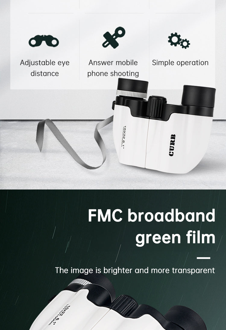 Concert telescope small mini portable special mobile phone for watching dramas high-power high-definition night vision professio - Korvel